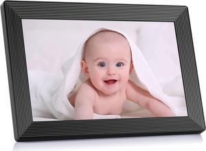 Anyuse Digital Picture Frame 10.1 inch WiFi 16GB Photo Frame with IPS HD Touch Screen, Share Photos or Videos via Frameo APP, Auto-Rotate, Welcome to consult