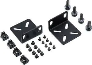 PhyinLan Rack Mount Kit Universal 1U Rack Ears with Adjustable Holes Distance, Compatible for Most Cisco, NETGEAR,Dell, D-Link, Linksys, TRENDnet and Buffalo Tech Switches, Welcome to consult