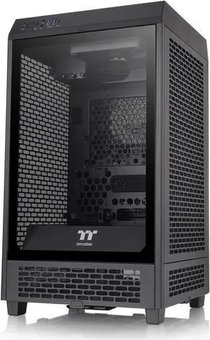 Tower 200 Mini-ITX Computer Case; 2x140mm Pre-Installed CT140 Fans; Supports GPU Length Up to 380mm; CA-1X9-00S1WN-00; Black; 3 Year Warranty