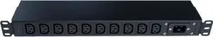 WTH-CS/PDU-C13-E (US121052E) Heavy Duty Metal 1U Rack Mount PDU, Inlet C20 20A 120/240V Open end (Without Extension Cord), Outlet C13 x10 Ports