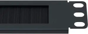 1U Brush Panel Horizontal Grommet Strip Server Rack Cable Management Panel by CableRack