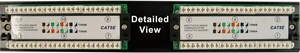 Vertical Cable Cat5e 12 Port 19" Horizontal Rackmount 1U Patch Panel Vertical Cable Cat5e 12 Port 19" Horizontal Rackmount 1U Patch Panel