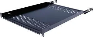 RAISING ELECTRONICS Fixed Rack Server Shelf 19inch Rack Mount 1U-Adjustable from 29-34inch Rear Brackets, Welcome to consult