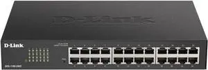 D-Link Ethernet Switch, 24 Port Gigabit Easy Smart Managed Network Internet Desktop or Rack Mountable (DGS-1100-24V2), Black, Welcome to consult