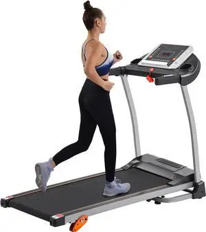 Merax Home Folding Incline Treadmill, 2.5HP Treadmill for Running Walking with 12 Perset Programs, 7.5 MPH, 300 lbs Capacity