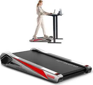 Egofit Walker Pro/Plus Smallest Under Desk Treadmill Walking Pad, Small & Compact Walking Treadmill with Incline to Fit Desk Perfectly and Home & Office with APP & Remote Control