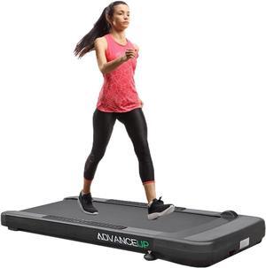AdvanceUp Under Desk Electric Walking Treadmill, for Home Office Standing Desk and Cubicles, Slim 3 Workout Modes & 12 Auto Programs, Fitness Cardio Indoor Jogging Exercise Machine