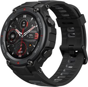 Amazfit TRex Pro Smart Watch for Men Rugged Outdoor GPS Fitness Watch 15 Military Standard Certified 100 Sports Modes 10 ATM WaterResistant 18 Day Battery Life Blood Oxygen Monitor Black