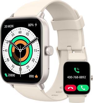 KALINCO Smart Watch for Women Men (Answer/Make Call), Alexa Built-in, 1.8" Fitness Tracker Watch with Heart Rate/SpO2/Stress & Sleep Monitor, 100+ Sport Modes, Swimming Smartwatch for Android iOS