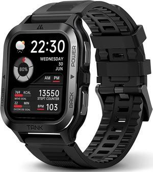 KOSPET Smart Watch - Smart Sleep Tracking Huge Battery (Call Receive/Dial) 5ATM Waterproof Outdoor Rugged Watch Tracker for iPhone Android with 70 Sports Modes - 1.85" Ultra Large HD Display