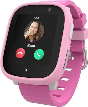 XPLORA X6 Play - Watch Phone for Children (4G) - Calls, Messages, Kids School Mode, SOS Function, GPS Location, Camera and Pedometer  (Subscription Required) (Pink)