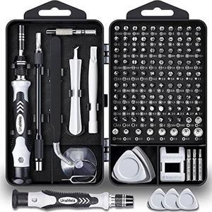 Precision Screwdriver Set, UnaMela Upgraded 122 in 1 with 101 Bits Repair Tool Kit, Magnetic Screwdriver Set with 21 Repair Tools for Electronics, Laptop, Computer, PC, iPhone, PS4, Game Console