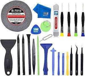 MMOBIEL 24 in 1 Professional Repair Toolkit Screwdriver Set incl 2mm Adhesive Tape for various Smartphones and Tablets