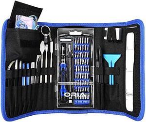 ORIA Precision Screwdriver Set, 86 in 1 Repair Tool Kit, Screwdriver Kit with Portable Bag for Game Console, Tablet, PC, Macbook and Other Electronics, Blue