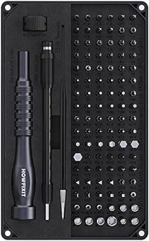 HowFixit PRO MAX 106-in-1 Screwdriver Set for Repair Electronics Disassembly Laptop, Game Console, Smartphone, iPhone, Macbook, PC, Camera, Watch etc