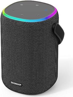 ZICOROOP Bluetooth Speakers,50W Portable Bluetooth Speaker with IPX7 Wireless Waterproof, Stereo Sound, Long-Lasting Battery,Handle,Crystal Clear,Rich Bass,8000mAh