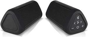 OontZ Ultra Bluetooth Speaker, Dual Edition Waterproof Bluetooth Speaker, Aux input, 14 Watts, Surround Sound, Rich Bass, Portable Wireless Speaker, Indoor Outdoor Speaker 20 hrs playtime (Black-Dual)