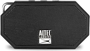 Altec Lansing Mini H2O - Waterproof Bluetooth Speaker, IP67 Certified & Floats in Water, Compact & Portable Speaker for Hiking, Camping, Pool, and Beach,Black