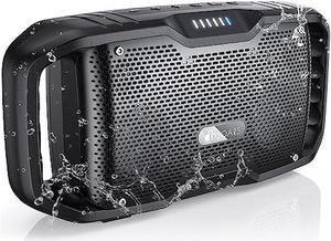 DBSOARS Bluetooth Speakers with Subwoofer, Portable 50W Stereo Sound Wireless Speaker, IPX5 Waterproof Outdoor Speakers with TWS Pairing, Built-in Mic, Power Bank, 30H Playtime, AUX for Camping, Beach