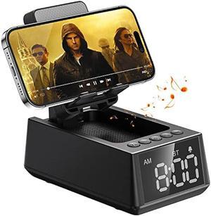 Gifts for Him, Her, Cell Phone Stand Bluetooth Speakers, Cool Tech Kitchen Gadgets Adjustable Phone Holder, Wireless Speaker for iPhone/Samsung/iPad Tablet, Birthday for Men Women Dad Who Want Nothing