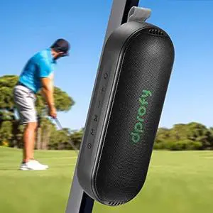 Play 2 Rounds of Golf, Magnetic Bluetooth Golf Speaker Golf Cart Speaker, Stereo Sound Portable Pro Wireless Waterproof Speaker with Rich Bass, Golf Accessories Golf Gifts (Storage Case+Metal Clip)