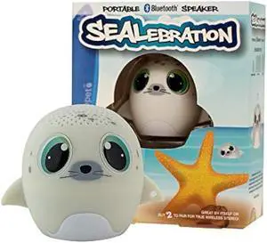 My Audio Pet Mini Bluetooth Animal Wireless Speaker for Kids of All Ages - True Wireless Stereo  Pair with Another TWS Pet for Powerful Rich Room-Filling Sound (SEALebration)