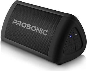 Prosonic BT3 Portable Wireless Bluetooth Speaker with 10W Stereo Sound & Bass Boost -Rich Sound & Intense Bass -Bluetooth 5.0 -Microphone -IPX5 - in & Outdoor Speaker (Black)