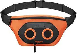 Fanny Pack with Bluetooth Speaker, Asyoren Portable Bluetooth Speakers, 10W Louder Volume, Crystal Clear Stereo Sound, Rich Bass, IPX7 Waterproof, Bluetooth 5.0, Wireless Speakers for Running, Sports