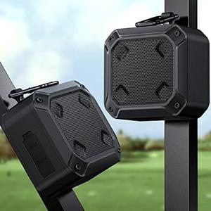 CHIFENCHY 2 Packs Golf Speaker with Magnetic, Portable Loud Stereo Sound for Golf Cart 24H Playtime, TWS Pairing, Golf Gifts for Men, Rugged Outdoor/Shockproof/Waterproof Wireless Speaker