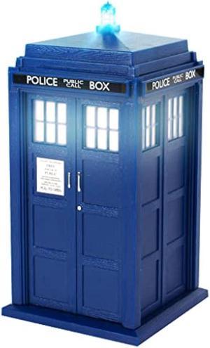 FAMETEK Doctor Who Tardis Wireless Bluetooth Speaker Plays Music, Lights Up, Accurate Sounds Effects |Gifts for Men or Women - Best Gifts Birthday Collectibles for Doctor Who