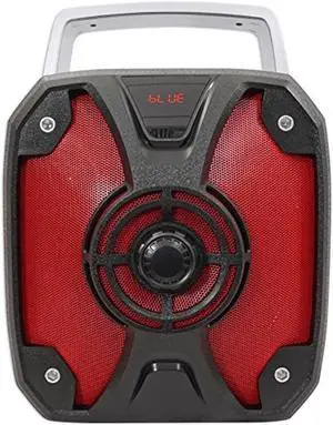 Rockville ROCKBOX 6.5 100 Watt Portable Rechargable Bluetooth Speaker w USB/SD, Black, 6.5