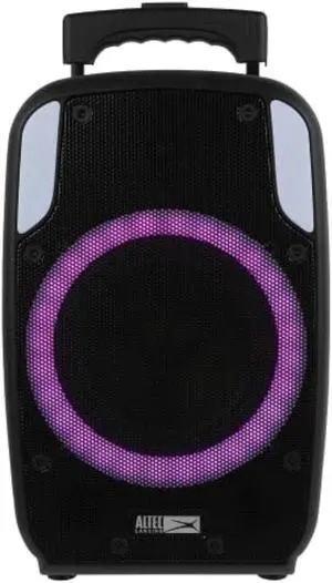 Altec Lansing SoundRover 75 Wireless Speaker 75W Bluetooth Speaker with a Long Lasting 10 Hour Battery, 50 Foot Range, Multi LED Party Modes, True Wireless Pairing, Bonus Microphone