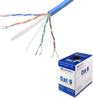 axGear New 1000Ft Cat6 Cat 6 Network Bulk Cable Ethernet LAN Patch Hight Speed Cable