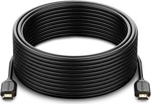 Fosmon 4K HDMI Cable 50FT/15M, HDMI 2.0 Cable 4K@60Hz/2160p Support 18Gbps, HDCP, 3D, ARC, Dolby TrueHD, 30AWG Compatible with UHD TV, PC Monitor, Console, PS4, PS5, Xbox 360/One/X/S, Nintendo Switch