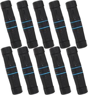 ANMBEST 10PCS M23 Shielded RJ45 Waterproof Cat5/5e/6 8P8C Connector IP67 Ethernet LAN Cable Connector Double Head Outdoor LAN Coupler Adapter Female to Female