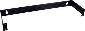 InstallerParts 1U Hinged Wall Mount Bracket for 12/24 Port Patch Panel - 19 inch Wide - Wall Mount Bracket for Data Network or Phone Terminations - Includes Mounting Screws