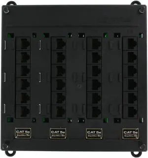 Leviton 476TM-524 EB 24PORT CAT5E PATCH PANEL TWIST MNT