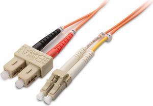 Cable Matters OFNP Plenum Multimode Duplex OM1 Fiber Cable 6.6 Feet / 2m (10Gb, SC to LC, 62.5/125 Fiber Optic Cable, LC to SC Fiber Patch Cable)