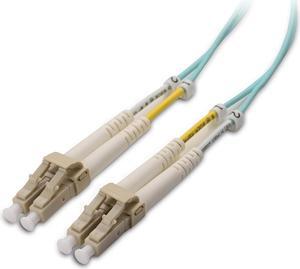 Cable Matters OFNP Plenum Multimode Duplex OM3 Fiber Cable 164.0 Feet / 50m (40Gb 10Gb, LC to LC, 50/125 Fiber Optic Cable, Fiber Patch Cable)