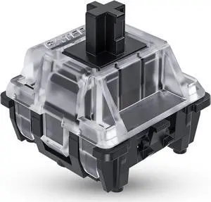 Ranked Gateron ks-15 Optical Key Switches for RGB Mechanical Gaming Keyboards | Plate Mounted (Gateron Optical Black, 90 Pcs)