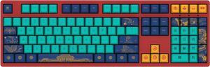 Akko World Tour Beijing 108Key Wired Mechanical Gaming Keyboard Programmable with OEM Profiled PBT DyeSub Keycaps and NKey Rollover MacWin Compatible Sakura Switch