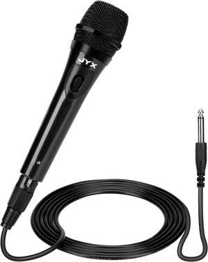 JYX Dynamic Vocal  Microphone, Handheld Wired Microphone with ON/Off Switch, for  Machine/Speaker/Amp/Mixer/PA System