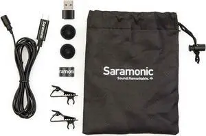 Saramonic LavMicro-U USB C Lavalier Microphone for iPhone 15, iPad, Android, Omnidirectional Condenser Lapel Mic for Vlogging, Interviews, YouTube, TikTok Saramonic LavMicro-U USB C Lavalier Microphone for iPhone 15, iPad, Android, Omnidirectional Condenser Lapel Mic for Vlogging, Interviews, YouTube, TikTok