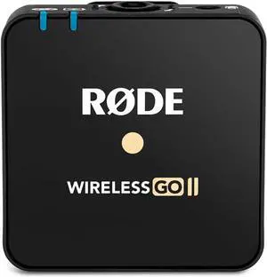RØDE Wireless GO II TX Ultra-compact Wireless Transmitter with Built-in Microphone, On-board Recording and up to 200m Range for Filmmaking, Interviews and Content Creation (Transmitter Only)
