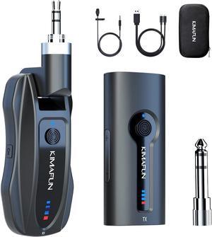 Lavalier Wireless Microphone, Work 8hs/165FT Range Rechargeable Transmitter and Receiver for Speaker, PA, Audio Mixer, Teaching, Preaching, Public Speaking, G70(1TX1RX)