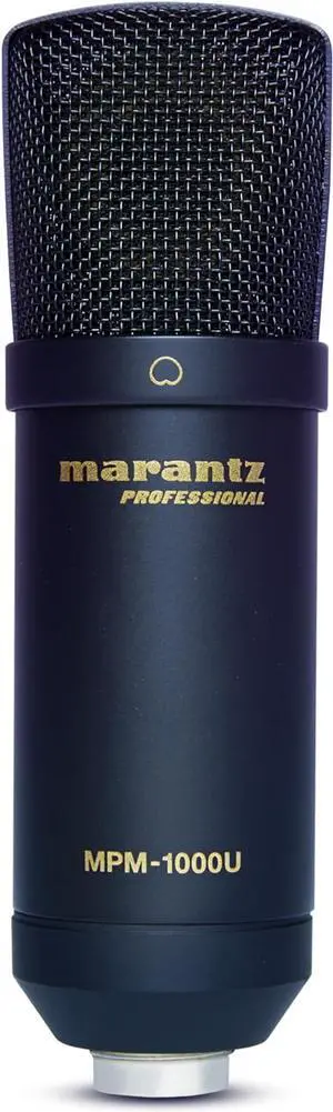 Marantz Professional MPM-1000U | Large Diaphragm USB Condenser Microphone for Podcasting & Recording, Including USB Cable & Mic Clip