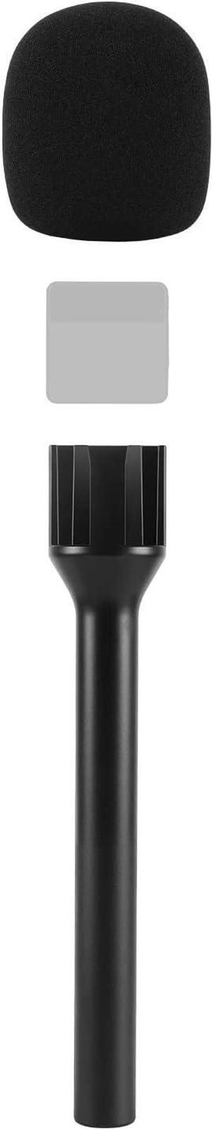 Microphone Interview Handle Interview GO Handheld Adapter with Foam for RODE Wireless GO DJI Mic Lark Max and Other Wireless Transmitter with Cold Shoe StarRig-S