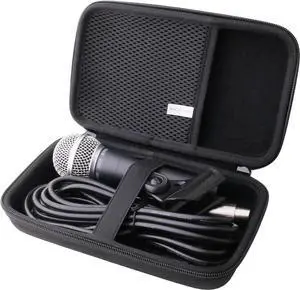 JINMEI Hard EVA Carrying Case Compatible with Shure SM58-CN/PGA58 Cardioid Dynamic Vocal Microphone.