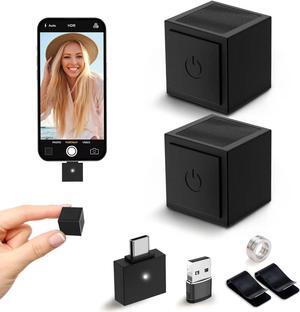 A5d Wireless Lavalier Microphone with Noise Cancellation, HI-FI Audio, Wireless Lapel Microphone for iPhone 15/Pro/iPad, Android, for Tiktok, YouTube, Video Recording, Live Streaming.