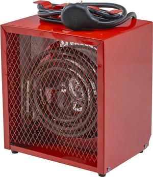 Comfort Zone Electric Fan-Forced Industrial Garage, Workshop Utility Space Heater, Thermostat Control, Heavy Gauge Steel, Carry Handle, Rubber Feet, NEMA 6-30P, & Overheat Protection, 4,800W, CZ290